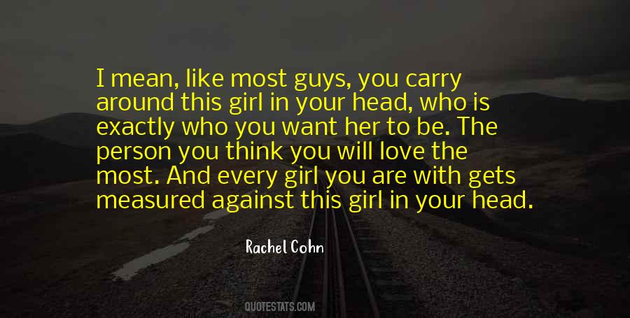 Rachel Cohn Quotes #1811776