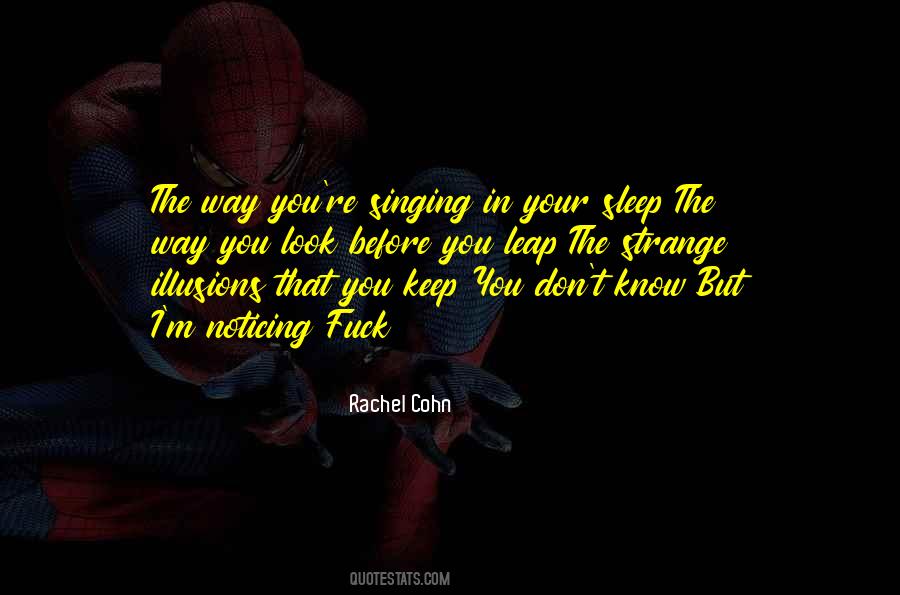 Rachel Cohn Quotes #293828