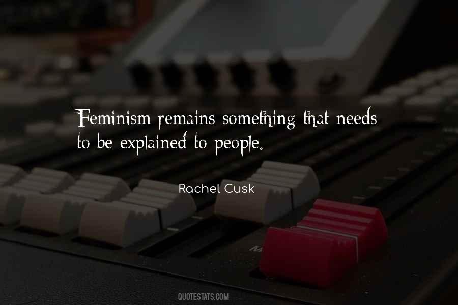 Rachel Cusk Quotes #1062760