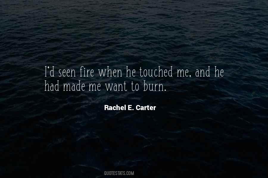 Rachel E. Carter Quotes #1192370