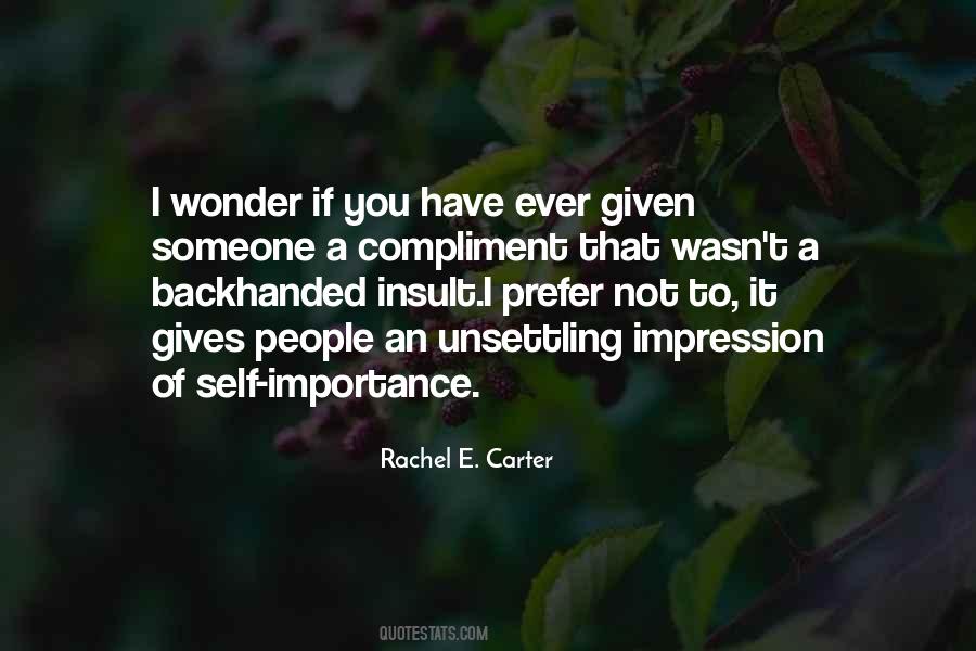 Rachel E. Carter Quotes #1750576