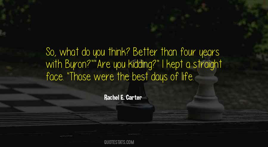 Rachel E. Carter Quotes #788193