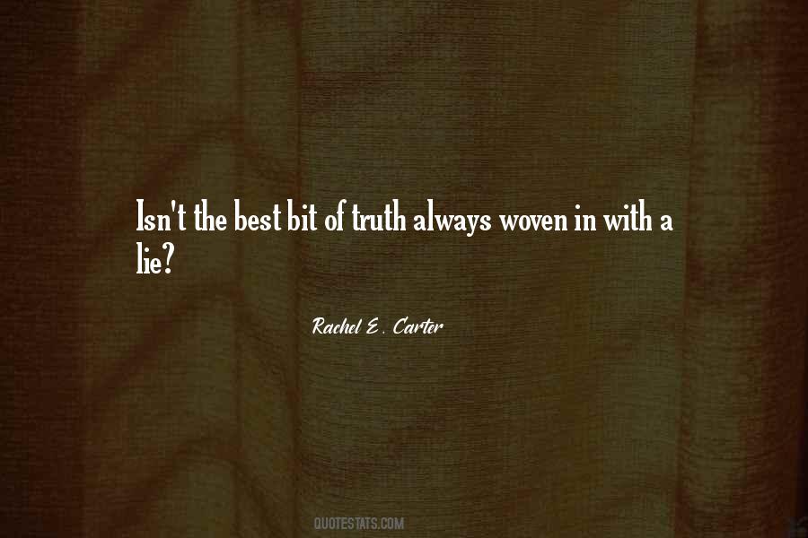 Rachel E. Carter Quotes #84574