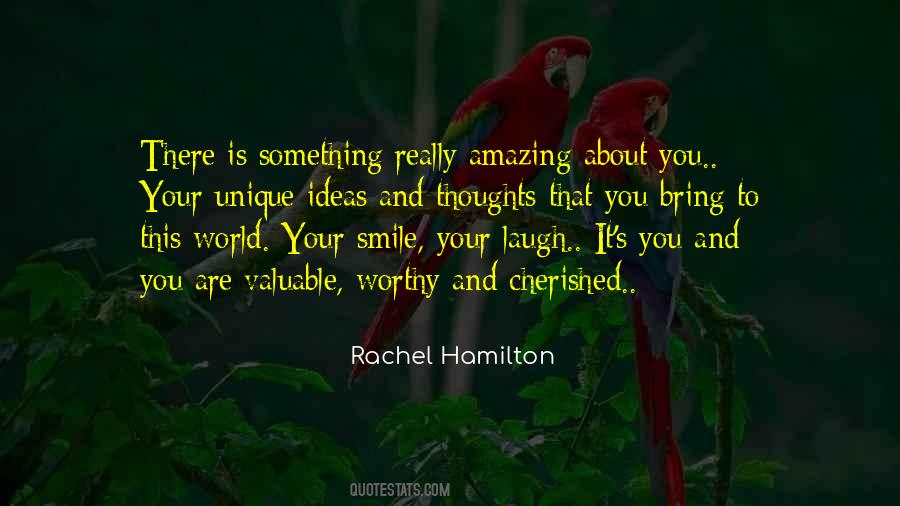 Rachel Hamilton Quotes #994033