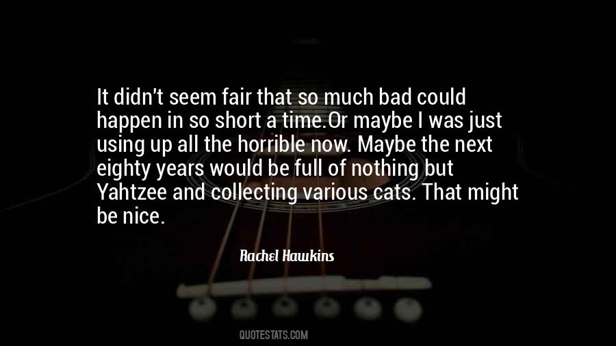 Rachel Hawkins Quotes #1099452