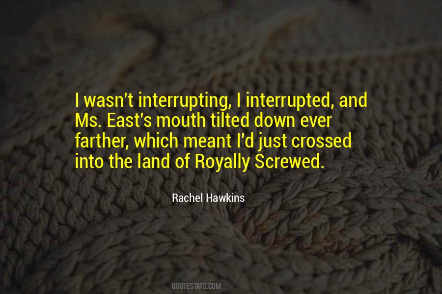 Rachel Hawkins Quotes #1447635