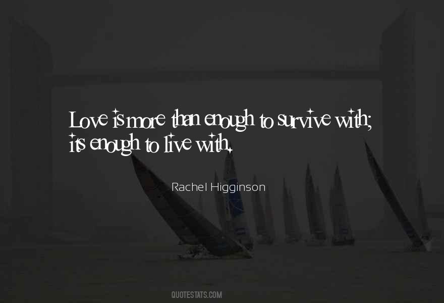 Rachel Higginson Quotes #164890