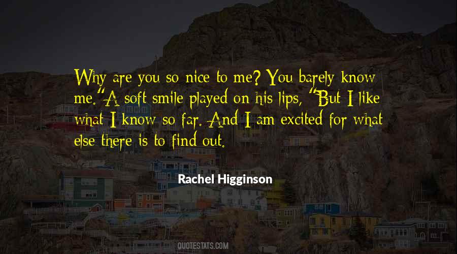 Rachel Higginson Quotes #276427