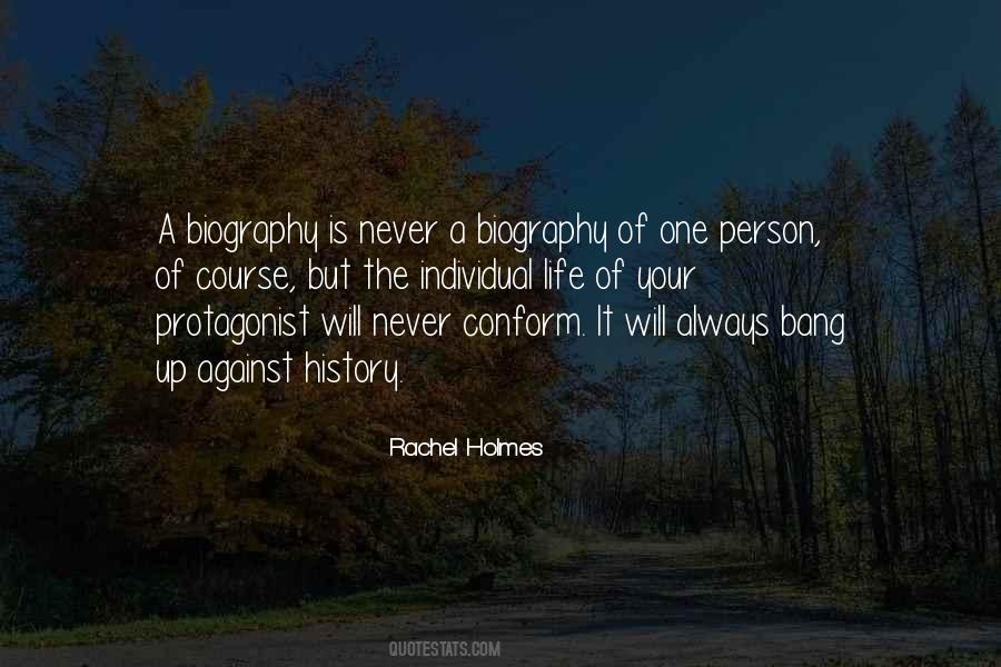 Rachel Holmes Quotes #548876