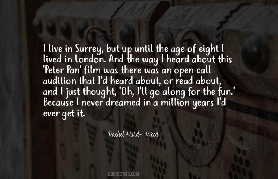 Rachel Hurd-Wood Quotes #1172736