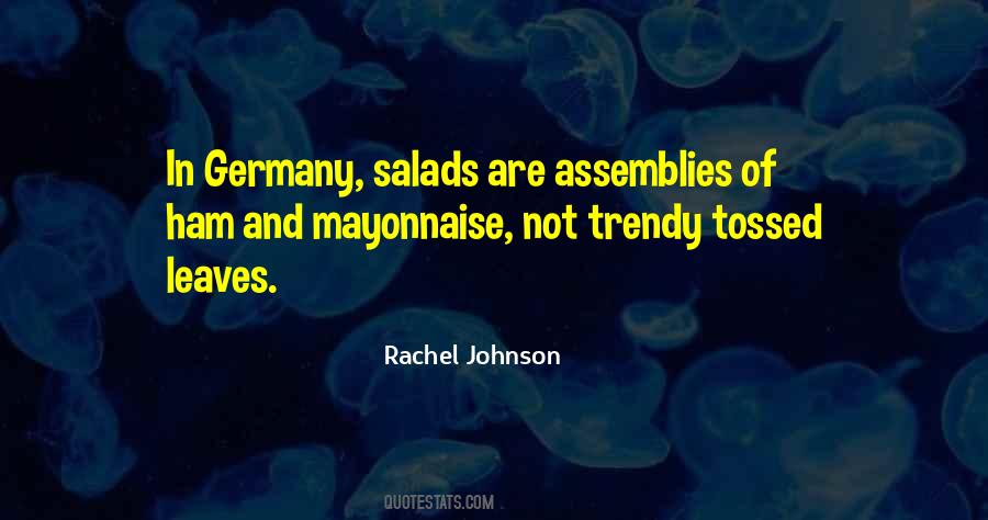 Rachel Johnson Quotes #1380094