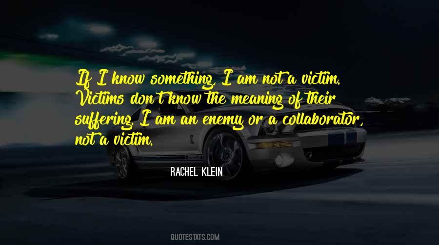 Rachel Klein Quotes #1056917