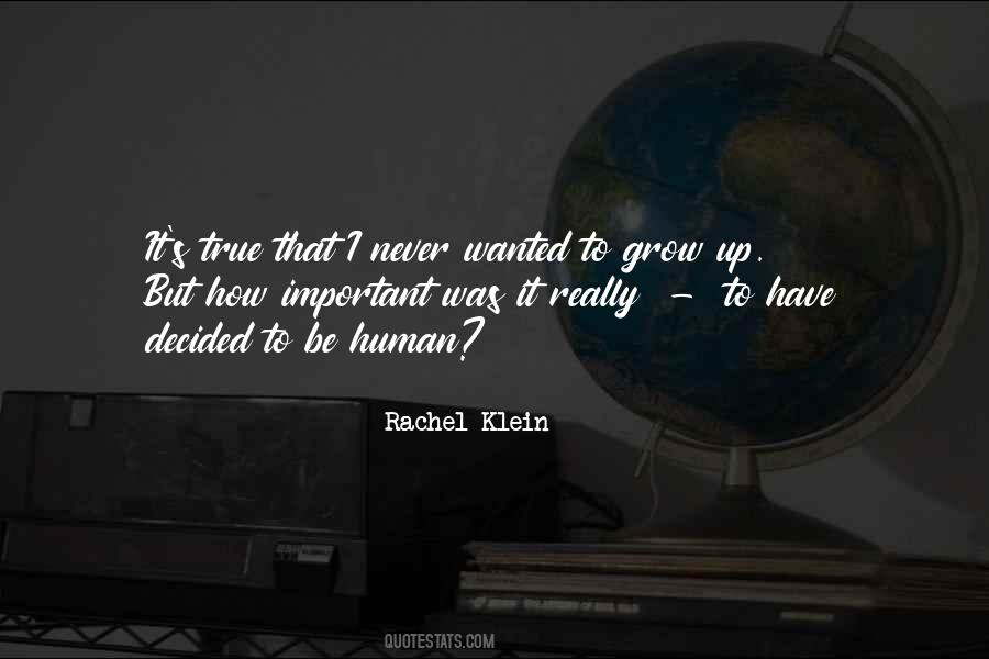 Rachel Klein Quotes #53822