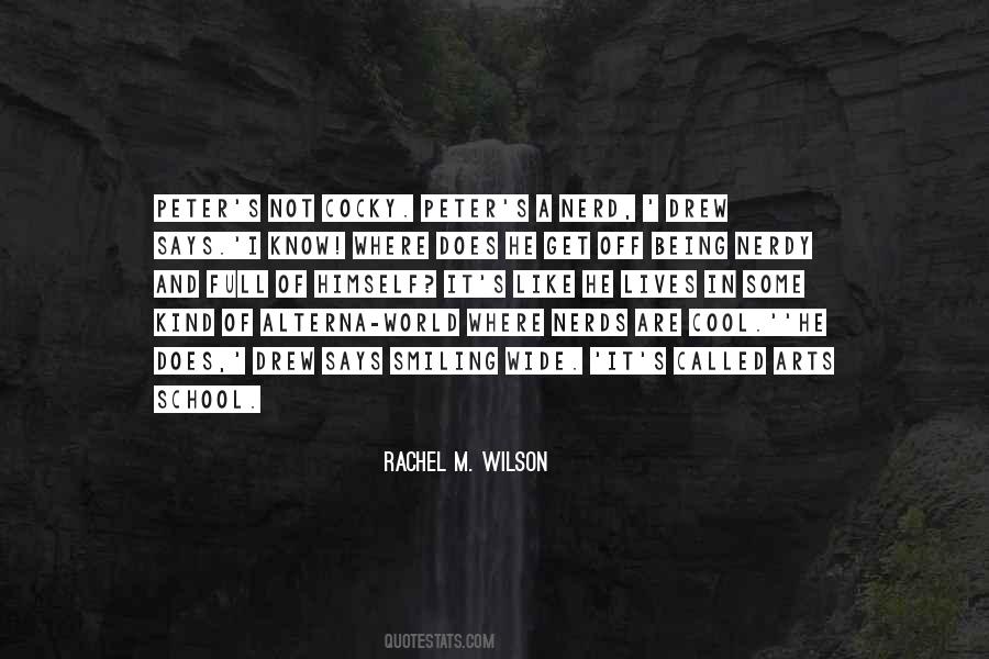 Rachel M. Wilson Quotes #406461 Rachel M. Wilson Quotes #406461