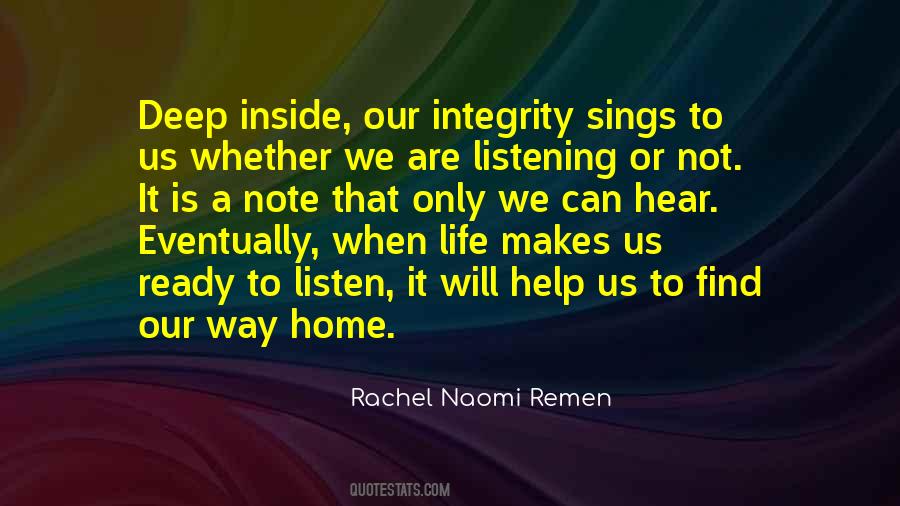 Rachel Naomi Remen Quotes #1798235