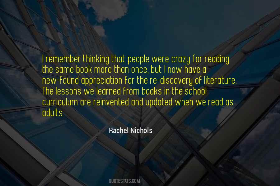Rachel Nichols Quotes #1003239