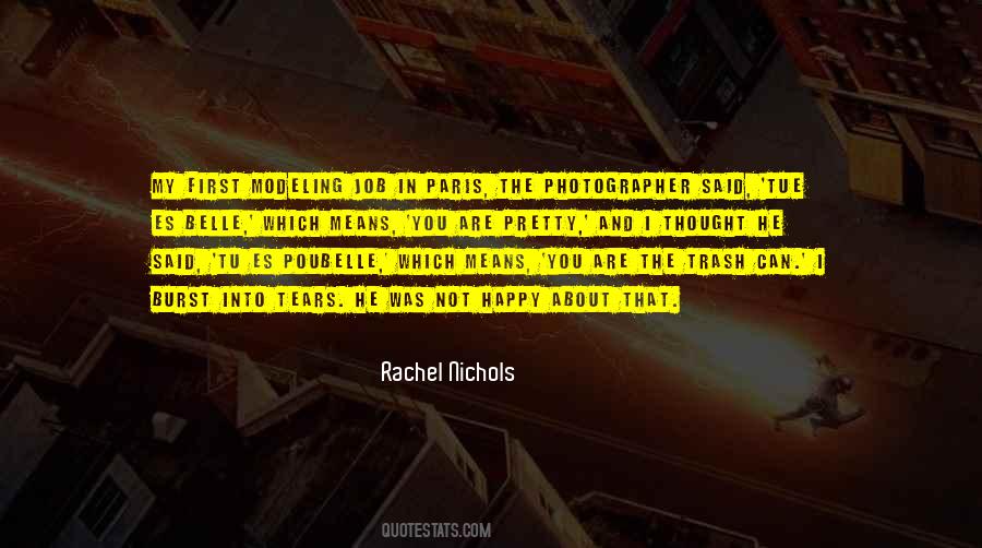 Rachel Nichols Quotes #1529