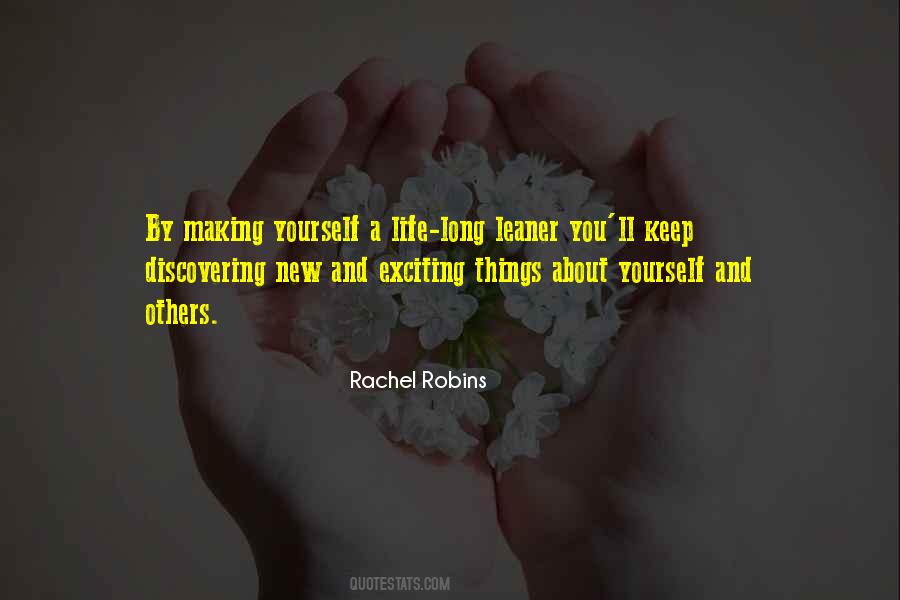 Rachel Robins Quotes #1384479