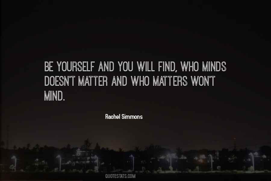 Rachel Simmons Quotes #1637348