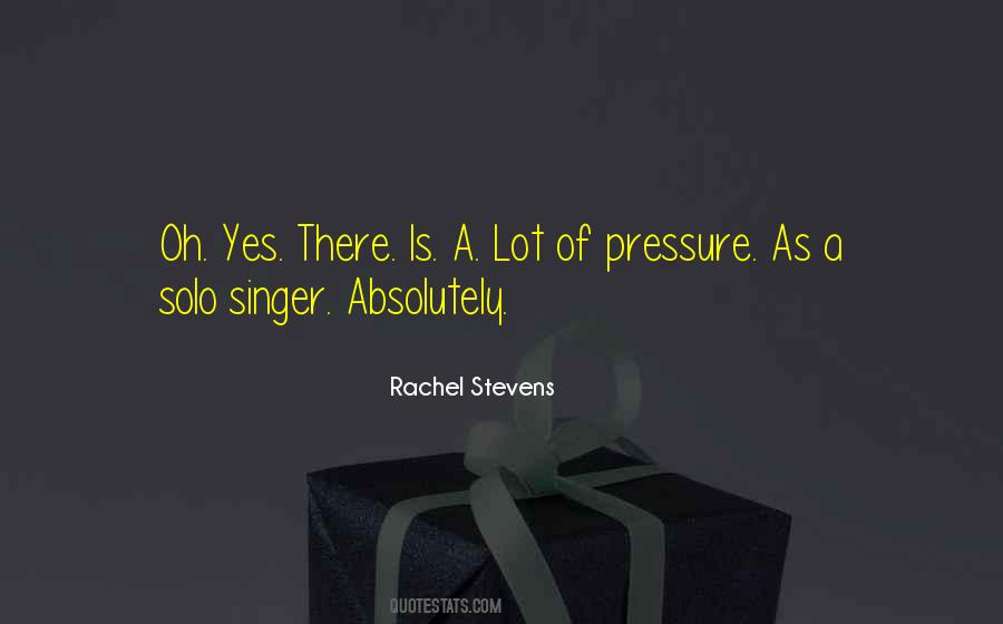 Rachel Stevens Quotes #1375258