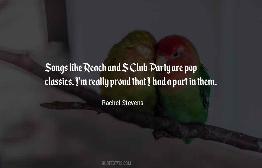 Rachel Stevens Quotes #1474669