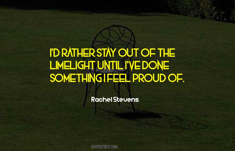 Rachel Stevens Quotes #1566660