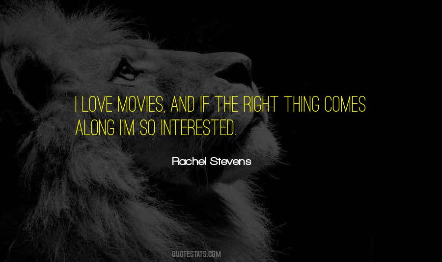 Rachel Stevens Quotes #631540