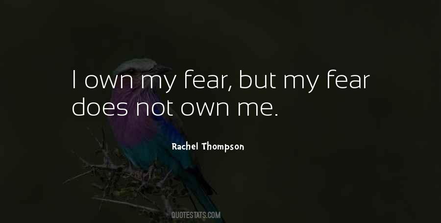 Rachel Thompson Quotes #757888