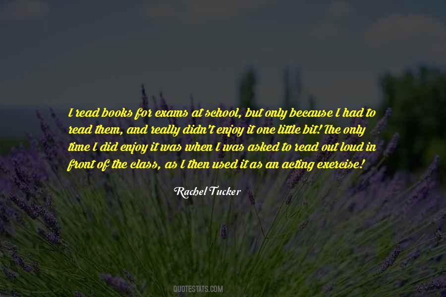 Rachel Tucker Quotes #1485385