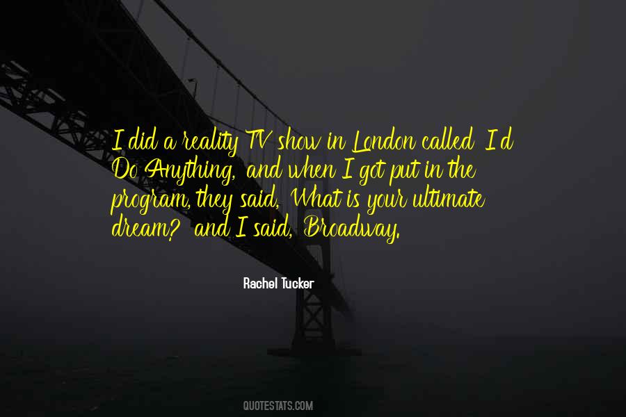 Rachel Tucker Quotes #213157