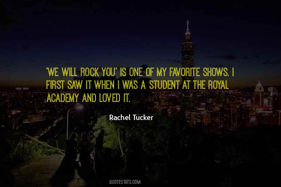 Rachel Tucker Quotes #327331