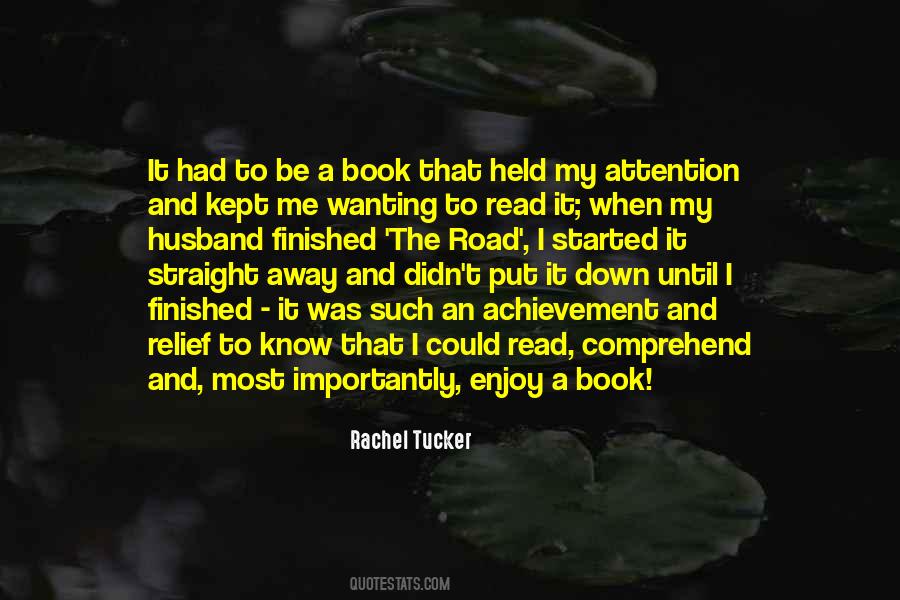 Rachel Tucker Quotes #913189