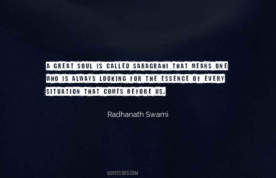 Radhanath Swami Quotes #529430