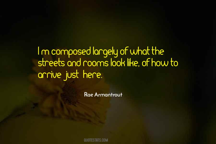Rae Armantrout Quotes #1271741