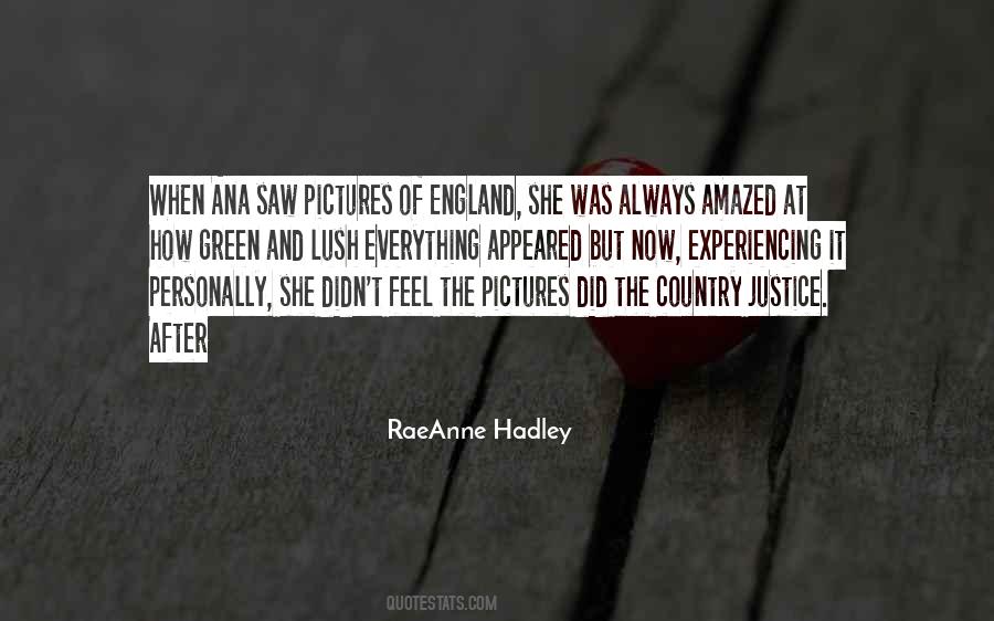 RaeAnne Hadley Quotes #55474