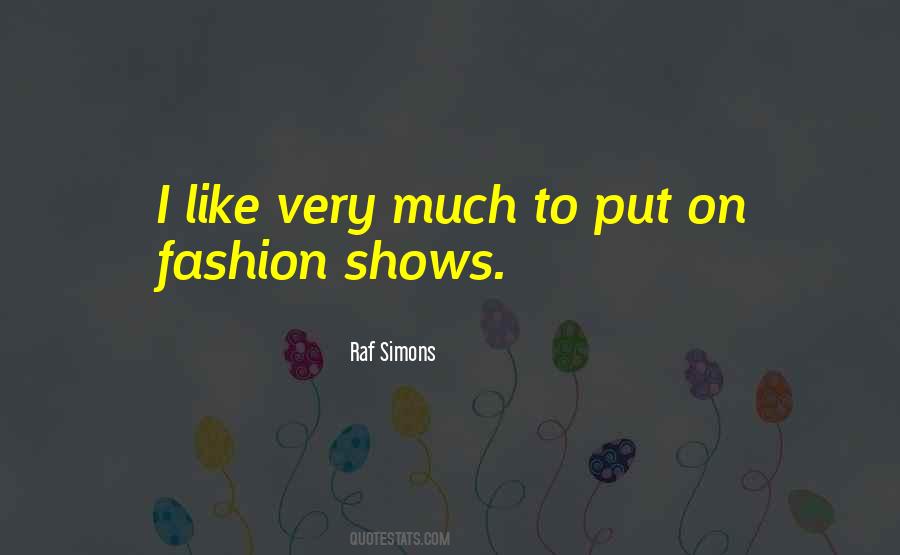 Raf Simons Quotes #1096118