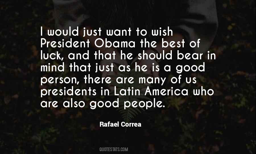 Rafael Correa Quotes #207709