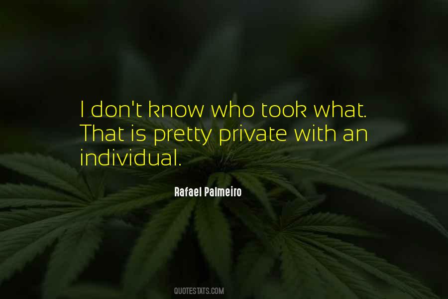 Rafael Palmeiro Quotes #135251