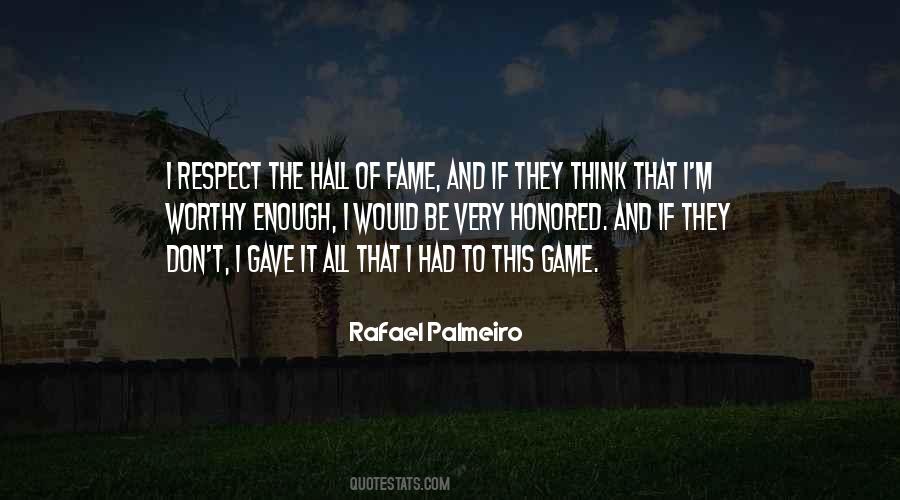 Rafael Palmeiro Quotes #327520