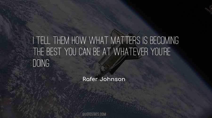 Rafer Johnson Quotes #1033854