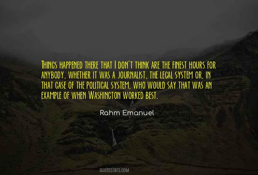Rahm Emanuel Quotes #1548954