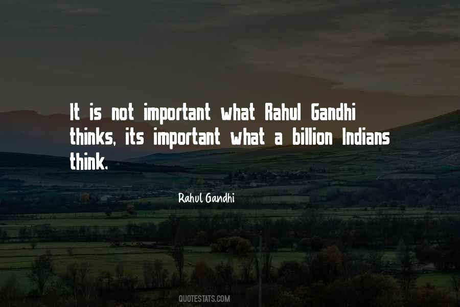 Rahul Gandhi Quotes #264991