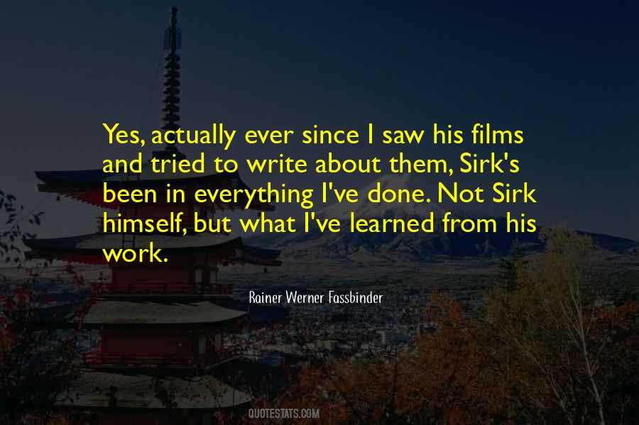Rainer Werner Fassbinder Quotes #827559