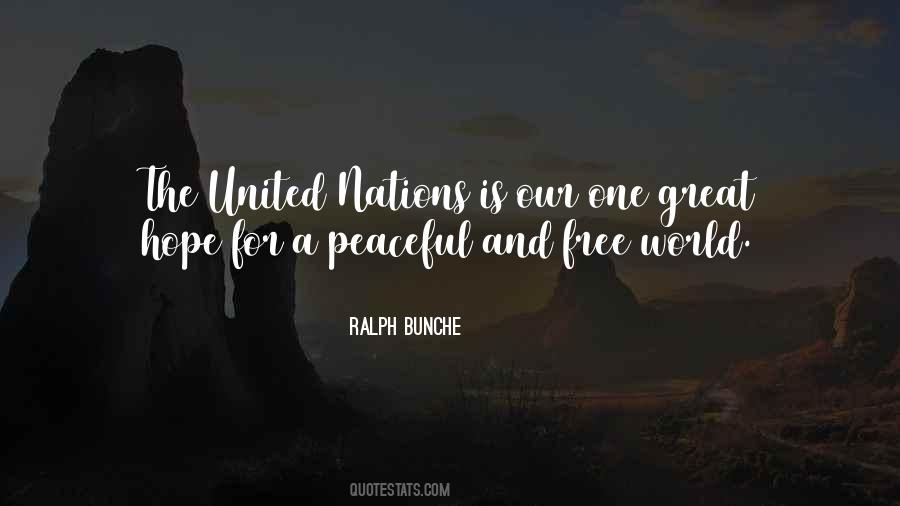 Ralph Bunche Quotes #1296178