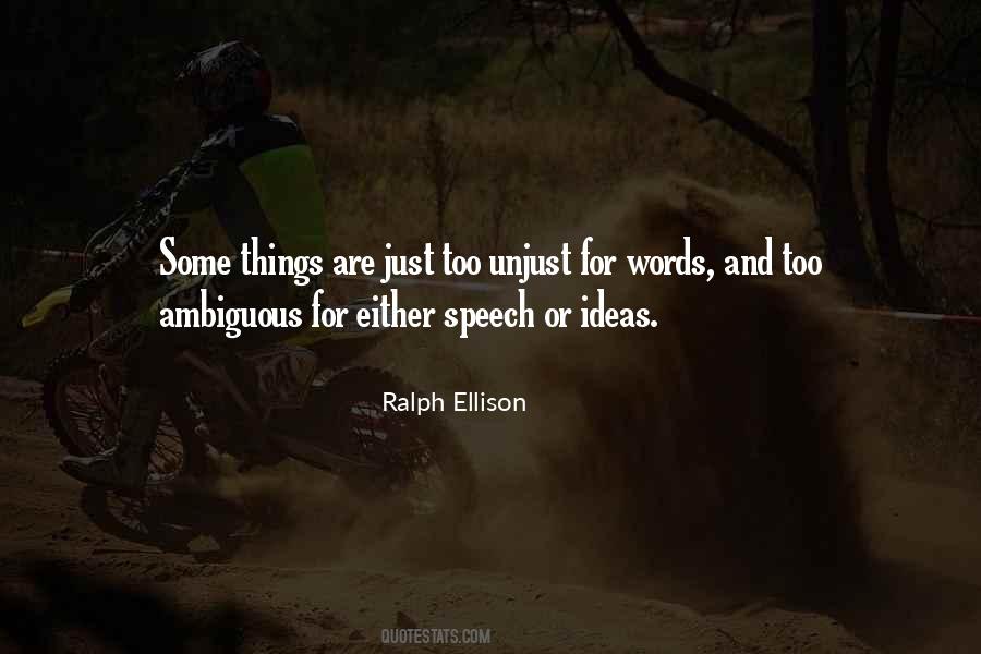 Ralph Ellison Quotes #1825072