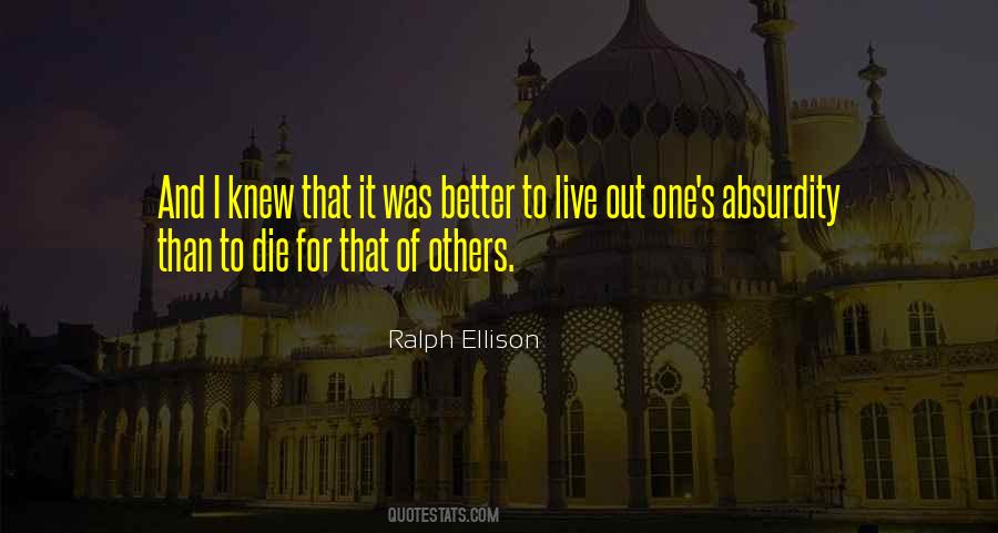 Ralph Ellison Quotes #1840849