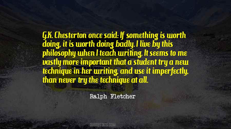 Ralph Fletcher Quotes #1575544