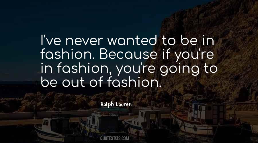 Ralph Lauren Quotes #1558043