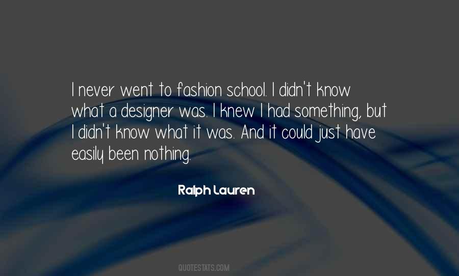 Ralph Lauren Quotes #1580649