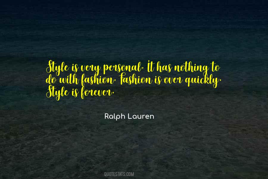 Ralph Lauren Quotes #1700794